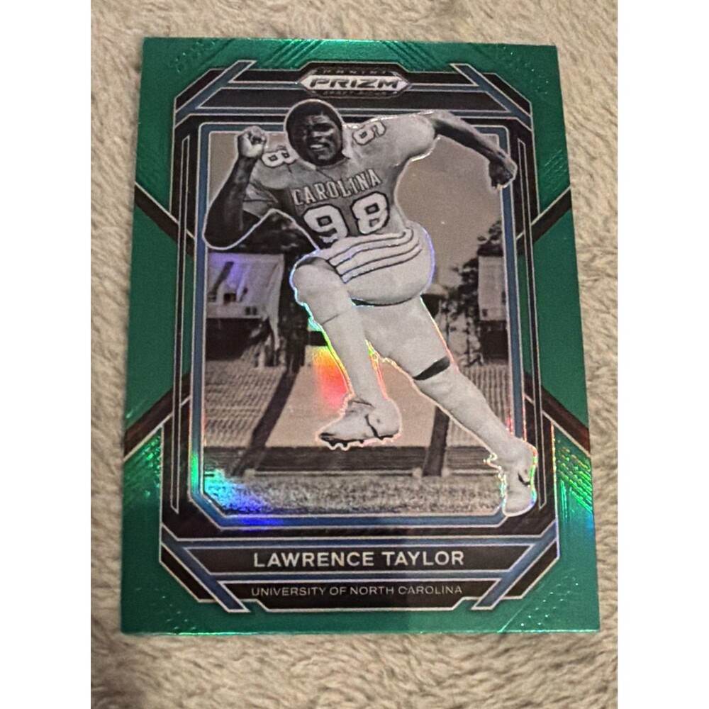 2023 Panini Prizm Draft Picks - Lawrence Taylor #68 Green Prizm